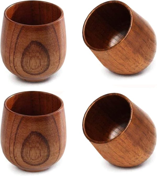 Bamboo Tea Cups 4 pcs